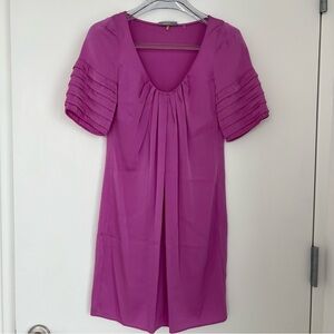 Elie Tahari pink silk dress size 2
